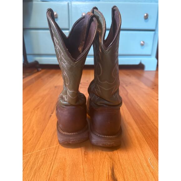 Rebel™ by Durango® Coffee & Cactus Pull-On Western Boot Sz 8.5 - Picture 4 of 9